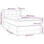 Cama box spring con colchón terciopelo rosa 80x200 cm de , Camas y somieres - Ref: Foro24-3127462, Precio: 283,24 €, Descuent...