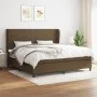 Boxspring-Bett mit dunkelbraunem Stoffmatratze 200x200 cm. von , Betten und Lattenroste - Ref: Foro24-3127912, Preis: 638,61 ...