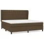 Boxspring-Bett mit dunkelbraunem Stoffmatratze 200x200 cm. von , Betten und Lattenroste - Ref: Foro24-3128312, Preis: 686,31 ...
