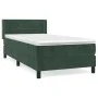 Box spring bed with dark green velvet mattress 80x200 cm by , Beds and slatted bases - Ref: Foro24-3130928, Price: 266,16 €, ...