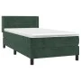 Box spring bed with dark green velvet mattress 80x200 cm by , Beds and slatted bases - Ref: Foro24-3130928, Price: 266,16 €, ...