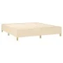 Box spring bed with cream-colored fabric mattress 180x200 cm by , Beds and slatted bases - Ref: Foro24-3132014, Price: 638,61...