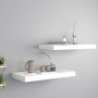 Schwebende Wandregale 2 Stück MDF weiß 50x23x3,8 cm von vidaXL, Regale und Regale - Ref: Foro24-323809, Preis: 30,71 €, Rabat...