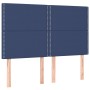 Cama box spring con colchón tela azul 140x200 cm de , Camas y somieres - Ref: Foro24-3136523, Precio: 513,72 €, Descuento: %