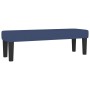 Cama box spring con colchón tela azul 140x200 cm de , Camas y somieres - Ref: Foro24-3136523, Precio: 513,72 €, Descuento: %