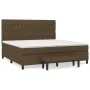 Boxspring-Bett mit dunkelbraunem Stoffmatratze 200x200 cm. von , Betten und Lattenroste - Ref: Foro24-3136864, Preis: 802,33 ...