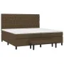 Boxspring-Bett mit dunkelbraunem Stoffmatratze 200x200 cm. von , Betten und Lattenroste - Ref: Foro24-3136864, Preis: 802,33 ...