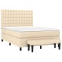 Boxspringbett mit cremefarbenem Stoffmatratze 140x190 cm. von , Betten und Lattenroste - Ref: Foro24-3136914, Preis: 534,28 €...