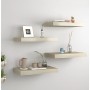 Schwimmende Wandregale 4 Stück MDF Eiche 40x23x3,8 cm von vidaXL, Regale und Regale - Ref: Foro24-323870, Preis: 47,25 €, Rab...