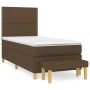 Boxspringbett mit dunkelbraunem Stoffmatratze 90x200 cm. von , Betten und Lattenroste - Ref: Foro24-3137048, Preis: 360,00 €,...