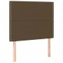 Box spring bed with dark brown fabric mattress 90x200 cm by , Beds and slatted bases - Ref: Foro24-3137048, Price: 341,62 €, ...