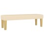 Cama box spring con colchón tela color crema 200x200 cm de , Camas y somieres - Ref: Foro24-3137186, Precio: 691,74 €, Descue...