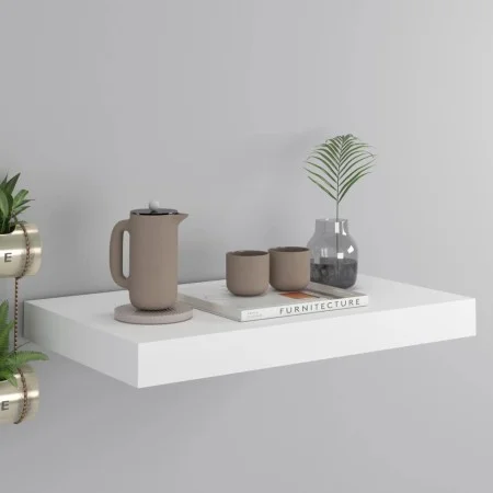 White MDF floating wall shelf 40x23x3.8 cm by vidaXL, Shelves and shelves - Ref: Foro24-323805, Price: 20,44 €, Discount: %
