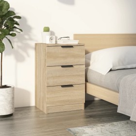 Mesita de noche color roble Sonoma 40x36x65 cm de , Mesitas de noche - Ref: Foro24-811274, Precio: 69,43 €, Descuento: %