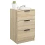 Mesita de noche color roble Sonoma 40x36x65 cm de , Mesitas de noche - Ref: Foro24-811274, Precio: 67,82 €, Descuento: %