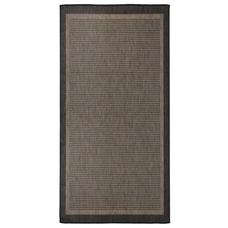 Dunkelbrauner flacher Webteppich für den Außenbereich, 100x200 cm. von , Teppiche - Ref: Foro24-340843, Preis: 48,16 €, Rabat...