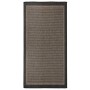 Alfombra de exterior de tejido plano marrón oscuro 100x200 cm de , Alfombras - Ref: Foro24-340843, Precio: 48,16 €, Descuento: %