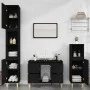 Armario para lavabo madera contrachapada negro 80x33x60 cm de , Tocadores de baño - Ref: Foro24-821269, Precio: 73,76 €, Desc...