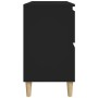 Armario para lavabo madera contrachapada negro 80x33x60 cm de , Tocadores de baño - Ref: Foro24-821269, Precio: 74,06 €, Desc...
