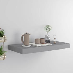 Estante flotante de pared MDF gris 50x23x3,8 cm de vidaXL, Estantes y estanterías - Ref: Foro24-323850, Precio: 20,92 €, Desc...