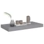 Gray MDF floating wall shelf 50x23x3.8 cm by vidaXL, Shelves and shelves - Ref: Foro24-323850, Price: 20,72 €, Discount: %