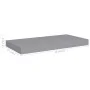Gray MDF floating wall shelf 50x23x3.8 cm by vidaXL, Shelves and shelves - Ref: Foro24-323850, Price: 20,72 €, Discount: %