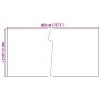 Balkonmarkise aus weißem synthetischem Rattan 400x100 cm von , Zaunpaneele - Ref: Foro24-156285, Preis: 50,69 €, Rabatt: %