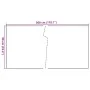 Balkonmarkise aus hellem braunem synthetischem Rattan 300x90 cm von , Zaunpaneele - Ref: Foro24-156266, Preis: 38,78 €, Rabat...