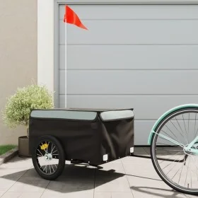 Bicycle trailer, black and gray iron, 45 kg by , Bicycle trailers - Ref: Foro24-94084, Price: 101,72 €, Discount: %