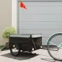 Fahrradanhänger aus schwarzem und grauem Eisen, 45 kg. von , Fahrradanhänger - Ref: Foro24-94084, Preis: 101,70 €, Rabatt: %