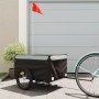 Fahrradanhänger aus schwarzem und grauem Eisen, 45 kg. von , Fahrradanhänger - Ref: Foro24-94084, Preis: 103,81 €, Rabatt: %