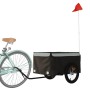 Fahrradanhänger aus schwarzem und grauem Eisen, 45 kg. von , Fahrradanhänger - Ref: Foro24-94084, Preis: 103,81 €, Rabatt: %