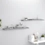 Estantes flotantes de pared 2 uds MDF gris 120x23,5x3,8 cm de vidaXL, Estantes y estanterías - Ref: Foro24-323863, Precio: 59...