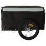 Fahrradanhänger aus schwarzem und grauem Eisen, 45 kg. von , Fahrradanhänger - Ref: Foro24-94084, Preis: 101,70 €, Rabatt: %