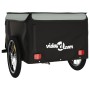 Fahrradanhänger aus schwarzem und grauem Eisen, 45 kg. von , Fahrradanhänger - Ref: Foro24-94084, Preis: 103,81 €, Rabatt: %