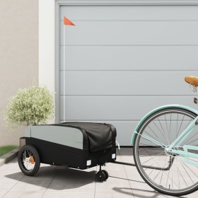 Fahrradanhänger aus schwarzem Eisen, 30 kg. von , Fahrradanhänger - Ref: Foro24-94059, Preis: 85,05 €, Rabatt: %