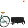 Fahrradanhänger aus schwarzem Eisen, 30 kg. von , Fahrradanhänger - Ref: Foro24-94059, Preis: 85,05 €, Rabatt: %