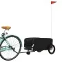 Remolque para bicicleta hierro negro 30 kg de , Remolques para bicicletas - Ref: Foro24-94059, Precio: 83,55 €, Descuento: %
