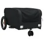 Remolque para bicicleta hierro negro 30 kg de , Remolques para bicicletas - Ref: Foro24-94059, Precio: 83,55 €, Descuento: %