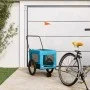 Bicycle pet trailer, iron frame, Oxford fabric, blue and black. by , pet strollers - Ref: Foro24-93939, Price: 122,61 €, Disc...