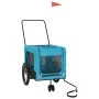 Bicycle pet trailer, iron frame, Oxford fabric, blue and black. by , pet strollers - Ref: Foro24-93939, Price: 122,61 €, Disc...