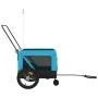 Bicycle pet trailer, iron frame, Oxford fabric, blue and black. by , pet strollers - Ref: Foro24-93939, Price: 122,61 €, Disc...