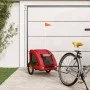 Remolque de bicicleta mascotas hierro tela Oxford rojo de , Cochecitos para mascotas - Ref: Foro24-93964, Precio: 88,67 €, De...