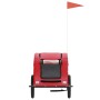 Remolque de bicicleta mascotas hierro tela Oxford rojo de , Cochecitos para mascotas - Ref: Foro24-93964, Precio: 93,17 €, De...