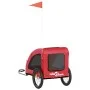 Remolque de bicicleta mascotas hierro tela Oxford rojo de , Cochecitos para mascotas - Ref: Foro24-93964, Precio: 88,67 €, De...