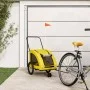 Remolque de bicicleta mascotas hierro tela Oxford amarillo de , Cochecitos para mascotas - Ref: Foro24-93987, Precio: 120,95 ...