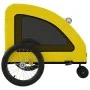 Remolque de bicicleta mascotas hierro tela Oxford amarillo de , Cochecitos para mascotas - Ref: Foro24-93987, Precio: 120,95 ...