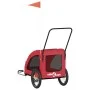 Bicycle pet trailer, iron frame, red Oxford fabric by , pet strollers - Ref: Foro24-93985, Price: 122,56 €, Discount: %