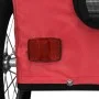 Bicycle pet trailer, iron frame, red Oxford fabric by , pet strollers - Ref: Foro24-93985, Price: 122,56 €, Discount: %