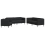 3-piece black fabric sofa set by , Sofas - Ref: Foro24-3209231, Price: 790,80 €, Discount: %